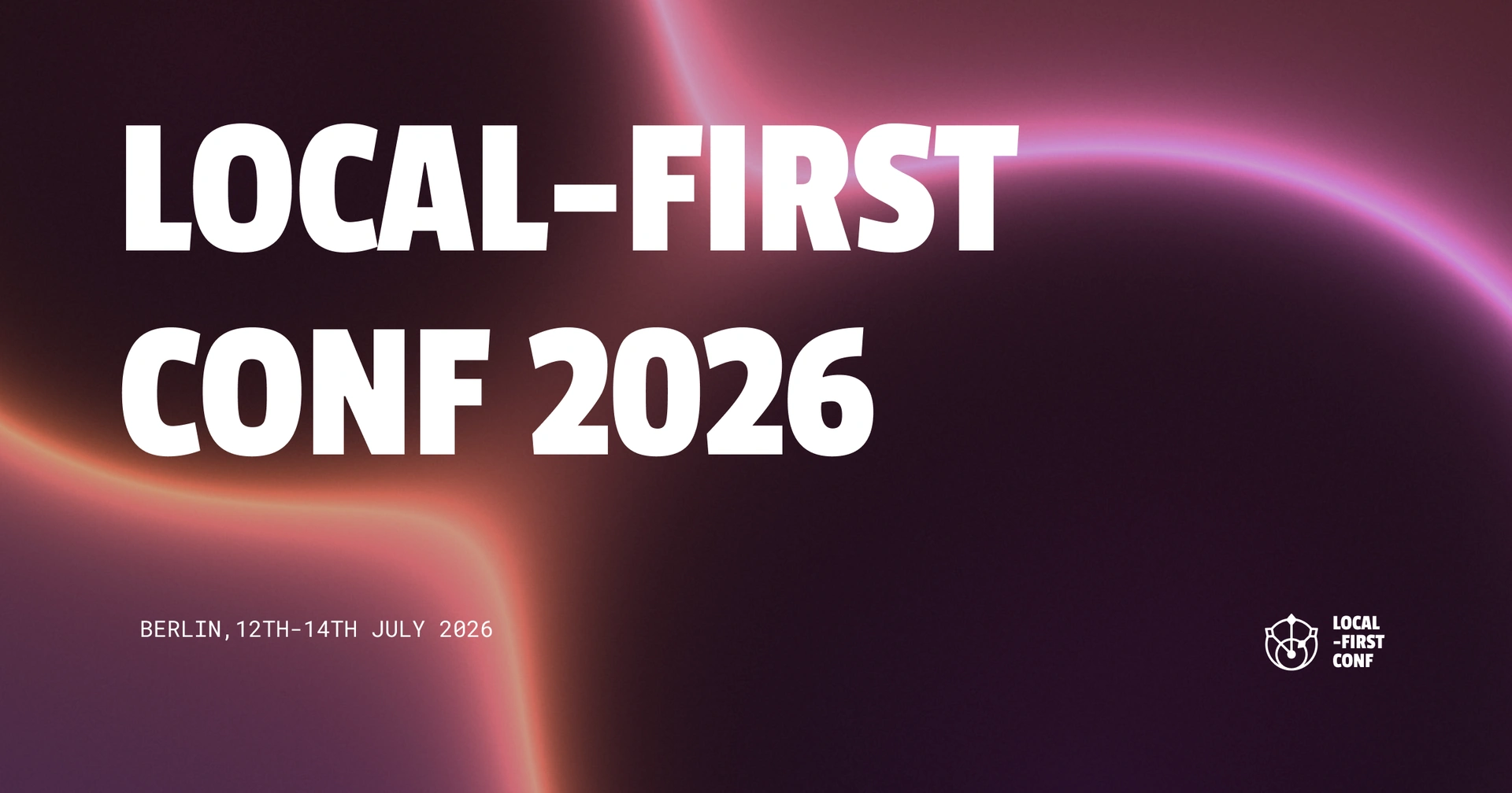 Login :: Local-First Conf 2026 :: pretalx